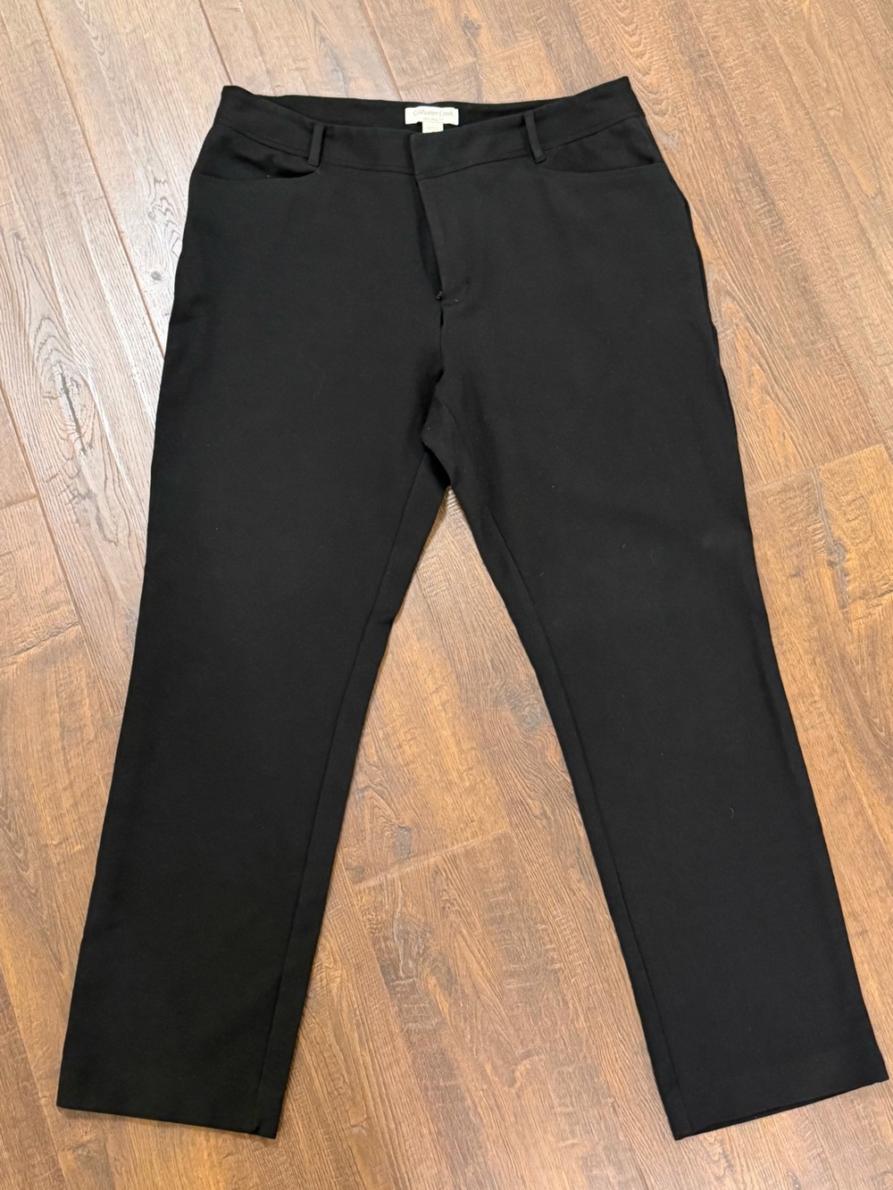 Coldwater Creek Black Women's Dress Pants - Natural Fit Straight Leg - 14